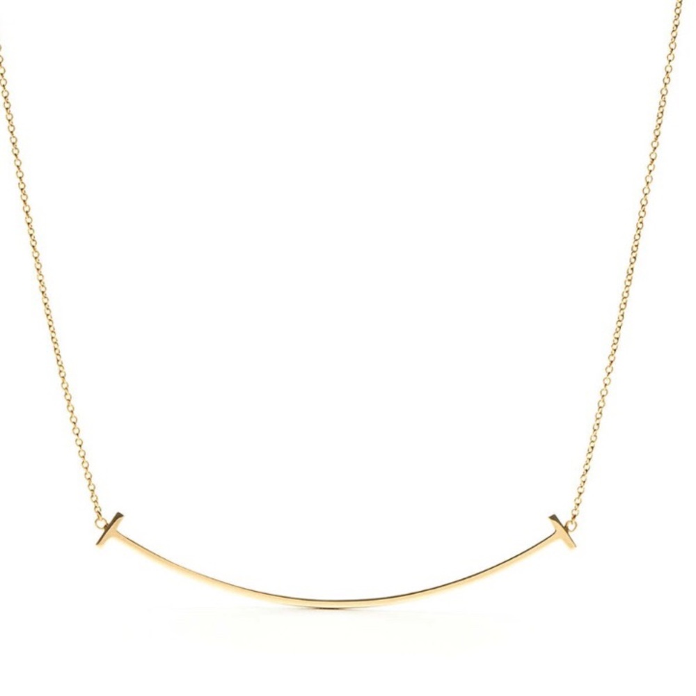 18k yellow gold Tiffany Smile Necklace